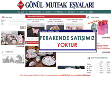 Tablet Screenshot of gonulithalat.com